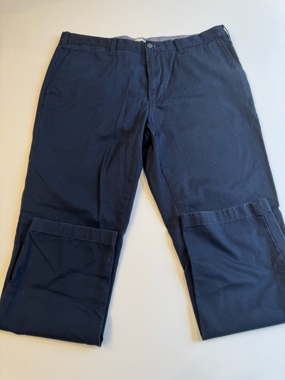 Nautica Men's Navy Blue Chino Pants Size 38x32
